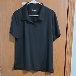 ZYIA Classic Black Women's Polo Shirt